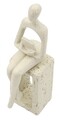Figurina /sculptura decorativa Stons Single, Mauro Ferretti, 8.5x6.5x24 cm, polirasina, crem