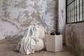 Patura Double, Pom Pom - Cream, Dolce Bonita Home, 60% bumbac/30% acril/10% poliester