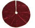 Covor pentru brad Dot Gold, Decoris, Ø120 cm, poliester, rosu