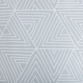Lenjerie de pat King Size, Trian, Homla, 3 piese, 200x220 cm, microfibra din poliester, albastru/alb