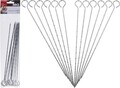 Set 12 frigarui pentru gratar, 27 cm, metal