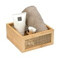 Cutie depozitare, Wenko, Allegre M, 15 x 7 x 15 cm, bambus/ratan, natur