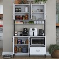 Dulap multifunctional, Rani, JE171, Alb