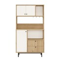 Dulap multifunctional, Locelso, RE3-SW, Stejar / Alb