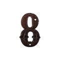 Numar pentru casa 8, Esschert, 1.1 x 7.8 x 12.6 cm, fier forjat