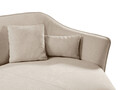 Coltar dreapta 5 locuri, Hailey, Micadoni Home, 292x138x79 cm, tesatura boucle, bej inchis