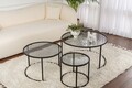 Set masuta de cafea, Nordure, Aurum, Gri inchis