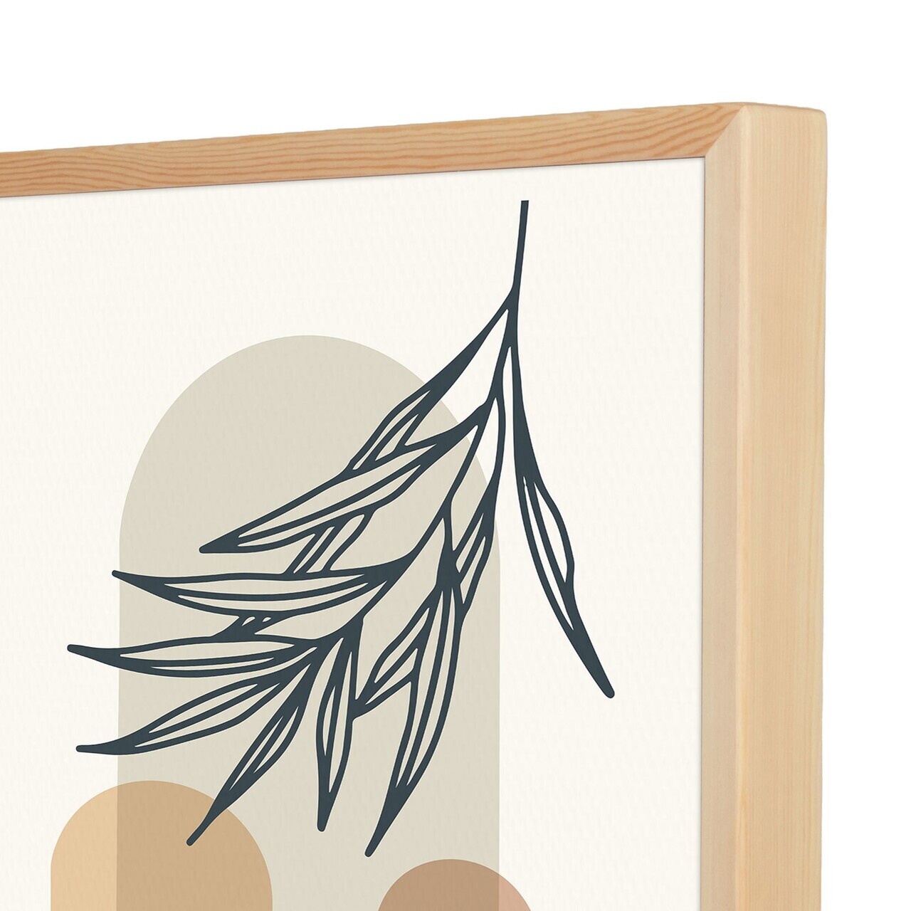 Tablou decorativ, Cc-D-Ah-1044 70 x 95, Canvas, Cadru: 100% LEMN (Grosime: 18 mm), Multicolor - view 3