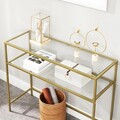 Dulap, Modara, By-4, Auriu / Transparent