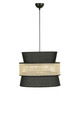 Lustra, Rattan, 941RTN1101, Ratan, Antracit / Bej