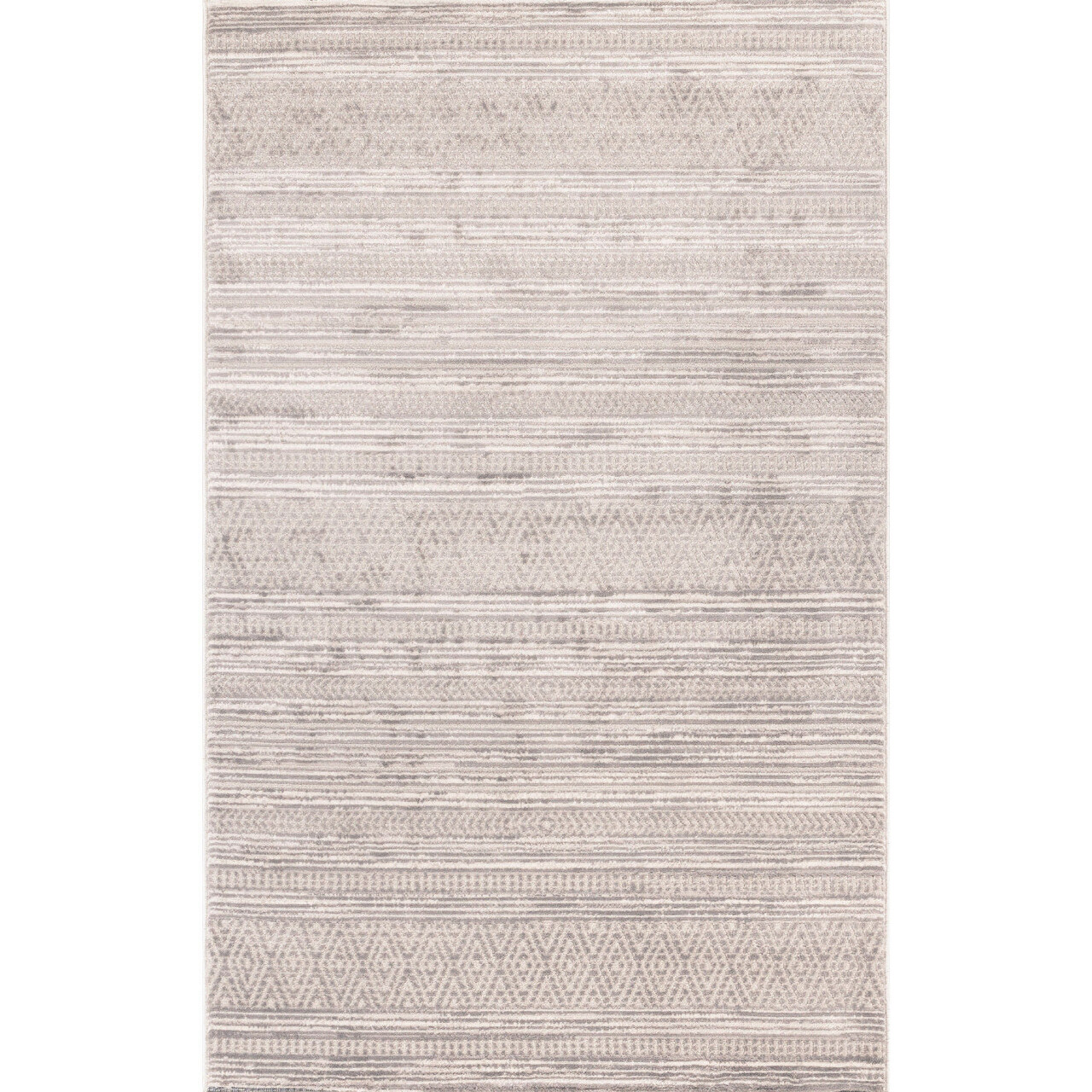 Covor, Motto 4480, 80x150 cm, Polipropilena, Gri / Bej / Maro