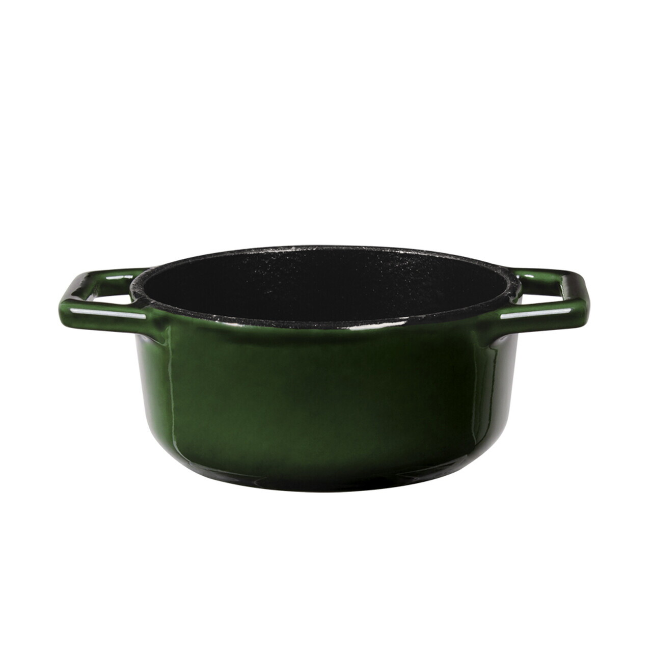 Cratita cu capac Berlinger Haus, Strong Mold, 10 cm, 310 ml, fonta, verde - imagine 5