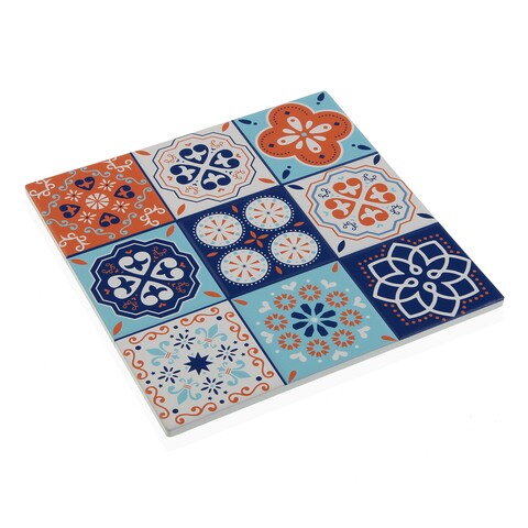 Suport pentru recipiente fierbinti mosaic orange, versa, 20x20 cm, ceramica