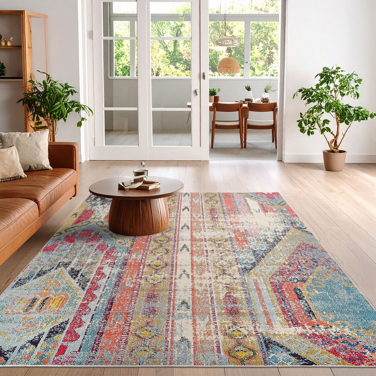 Covor, Woopamuk276, 80x150 cm, Bumbac/Poliester, Multicolor - view 2