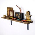 Raft de perete, Evila Originals, LAM002, 60x16x14 cm, Nuc negru