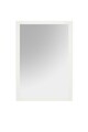 Oglinda decorativa, Leona, Framed, 40x55 cm, Plastic, Alb