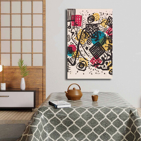 Tablou decorativ, 4570kandinsky005, canvas , lemn, multicolor