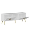 Comoda TV, Odessa, Cey, 120x30x45 cm, PAL, Alb