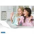 Microfon karaoke pentru copii Iparty, LEXIBOOK, 8x8x25.7 cm, plastic, multicolor