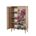 Dulap multifunctional Multibox 733, Vella, 80x36x127 cm, multicolor