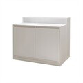 Masa de bucatarie, Hanah Home, 2798, 120x100x80 cm, PAL MELAMINAT, Alb