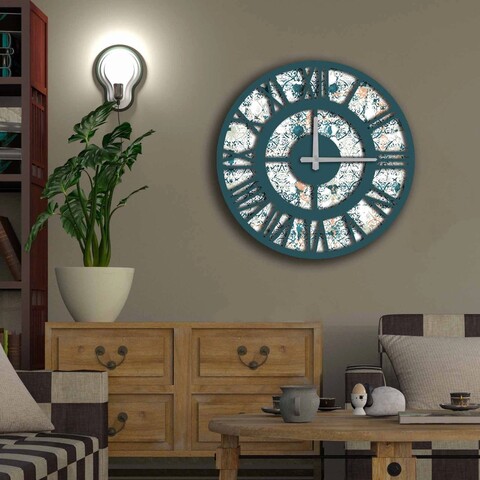 Ceas de perete, 5050ms-088, mdf, ø50 cm, multicolor