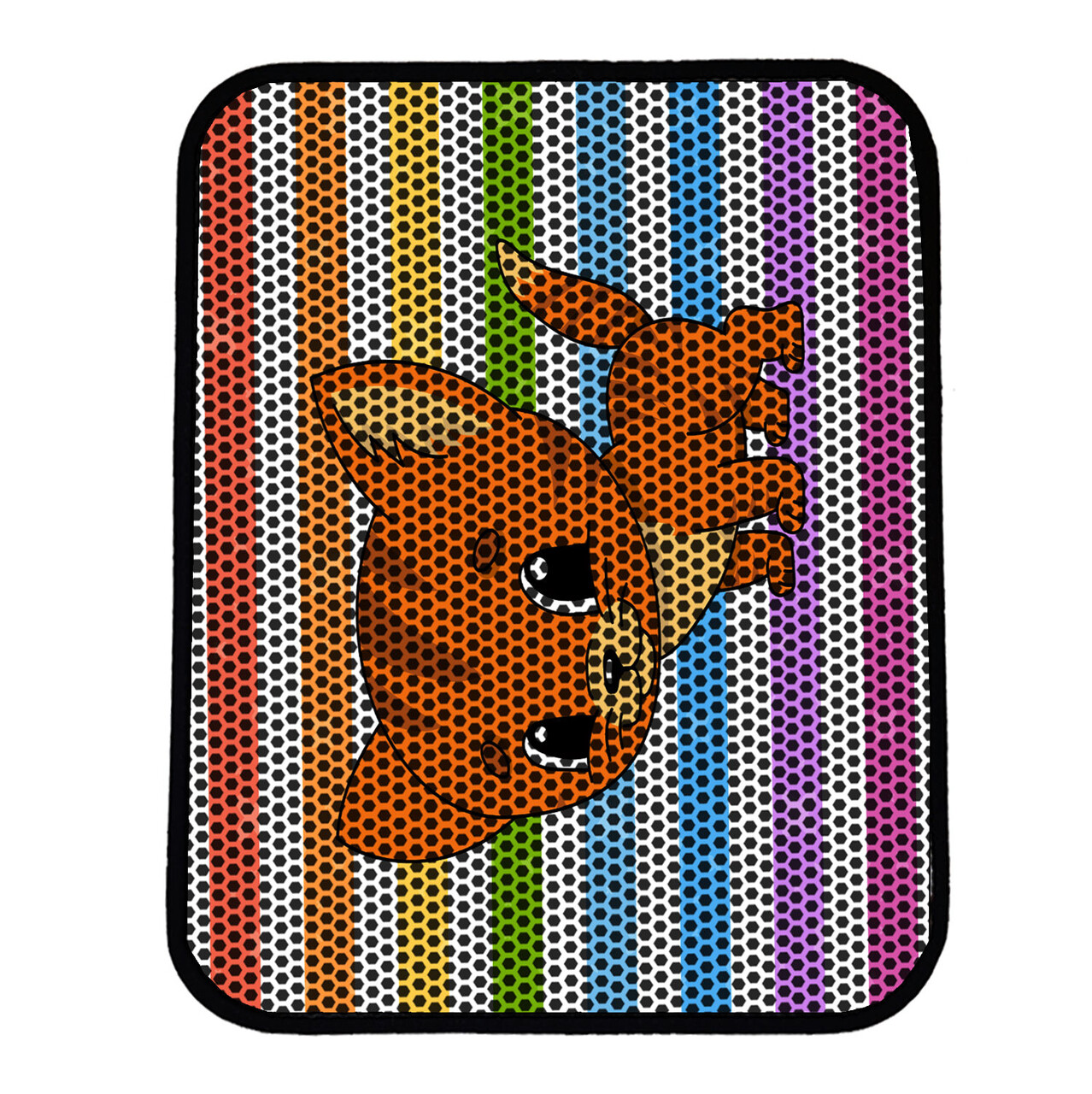 Covoras litiera pentru colectarea granulelor de nisip, Paws &amp; Whiskers, Nrszn0239, 50% PVC/50% poliester, Multicolor - view 2