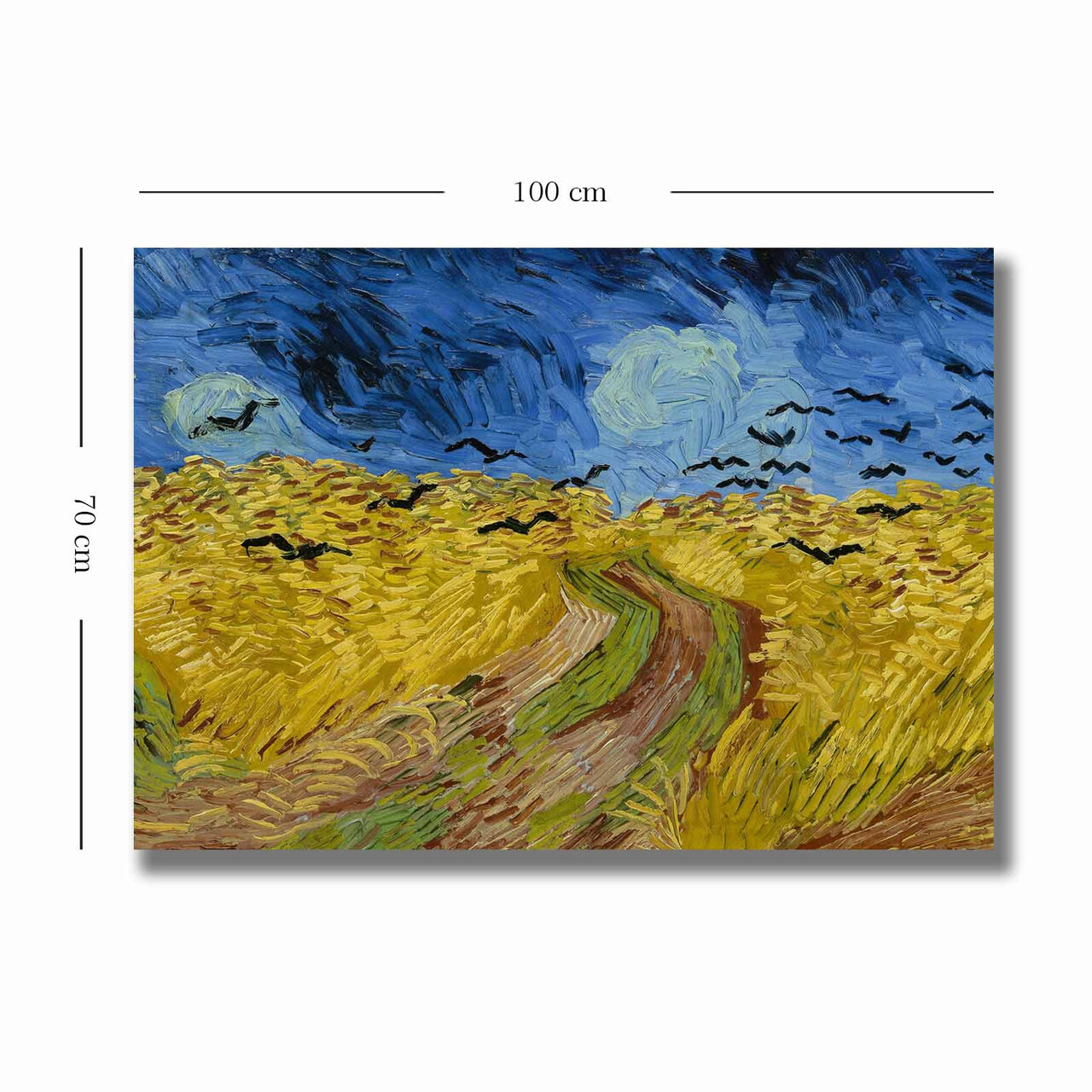 Tablou Decorativ, 70100VANGOGH008, Canvas , Lemn, Multicolor