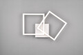 Plafoniera Trail, RL, 44.5x39.5x6.9 cm, 20W, 1x SMD, metal, alb mat