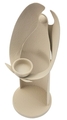 Suport lumanare Dune Angel, Mauro Ferretti, 12.5x10x30 cm, fier, crem