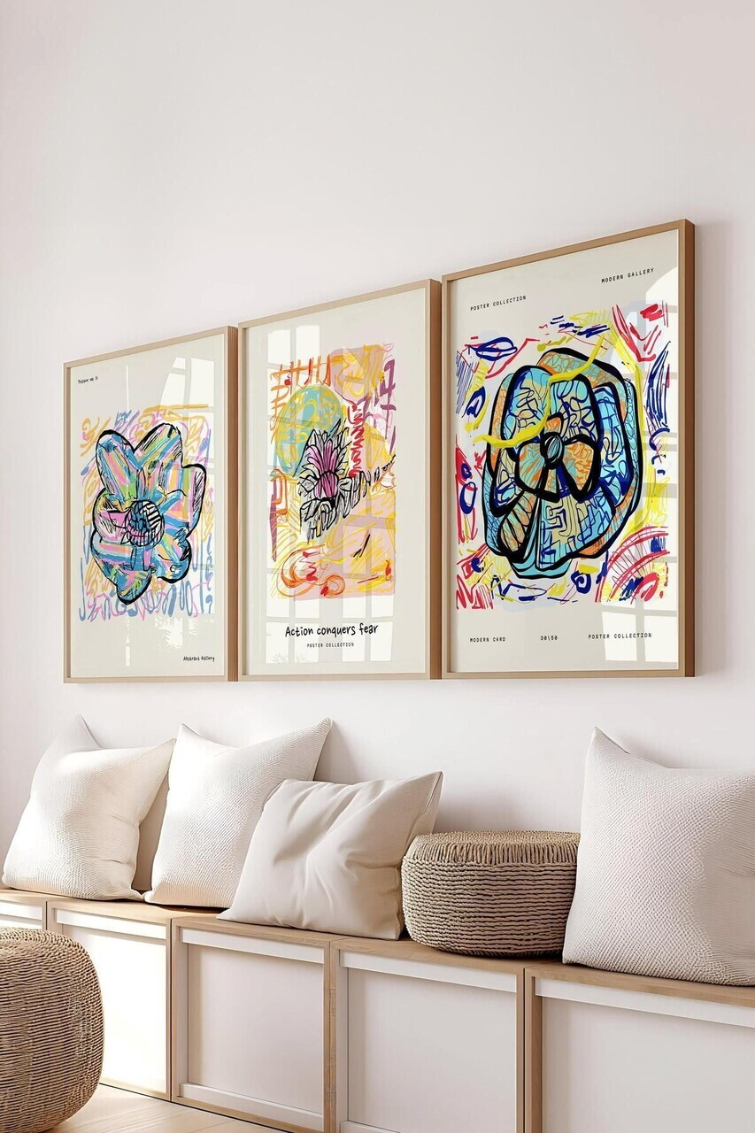 Set de pictură decorativă, Ç-300376, Sticla PVC, Multicolor — imaginea 2