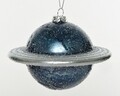 Glob Planet, Decoris, 2.5x9.5x11 cm, plastic, albastru/argintiu