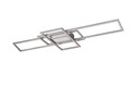 Plafoniera Irvine, TRIO, 105x42x6.5 cm, 60W, 1x SMD, metal, argintiu mat