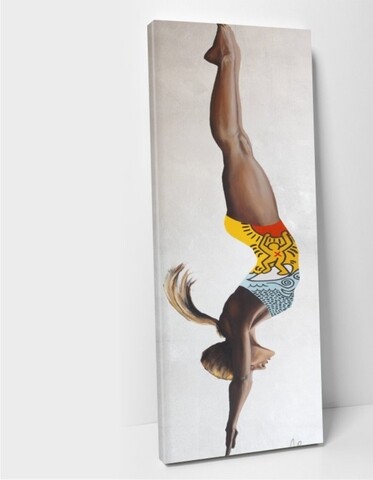 Tablou decorativ close, modacanvas, 30x90 cm, canvas, multicolor