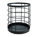 Suport pentru ustensile de bucatarie Austin, iDesign, 15x18 cm, negru mat