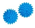 Set 2 bile pentru uscarea si catifelarea rufelor, Wenko, Blue, 7 cm Ø