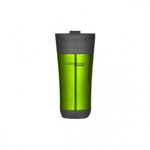 Cana termos, Thermos, 425 ml, inox, verde/gri