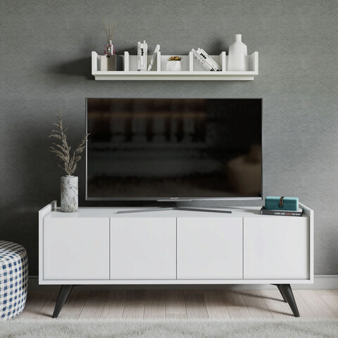 Consola, mod design, siena, alb
