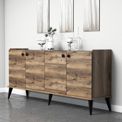 Bufet inferior Lidya, Almaren, 182x41x82.5 cn, maro 182x41x82.5
