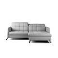 Coltar extensibil dreapta 3 locuri ELTAP, Lore-17, Lorelle, 225x160x105 cm, lemn/poliester, gri deschis