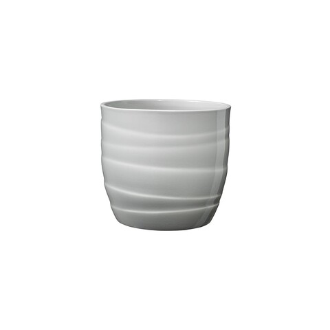 Ghiveci Barletta, ceramica, 14 cm, gri