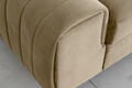 Canapea extensibila 3 locuri, ELTAP, SO-LAU-20NU, Laurence, 261x97x105 cm, lemn/poliester, maro deschis