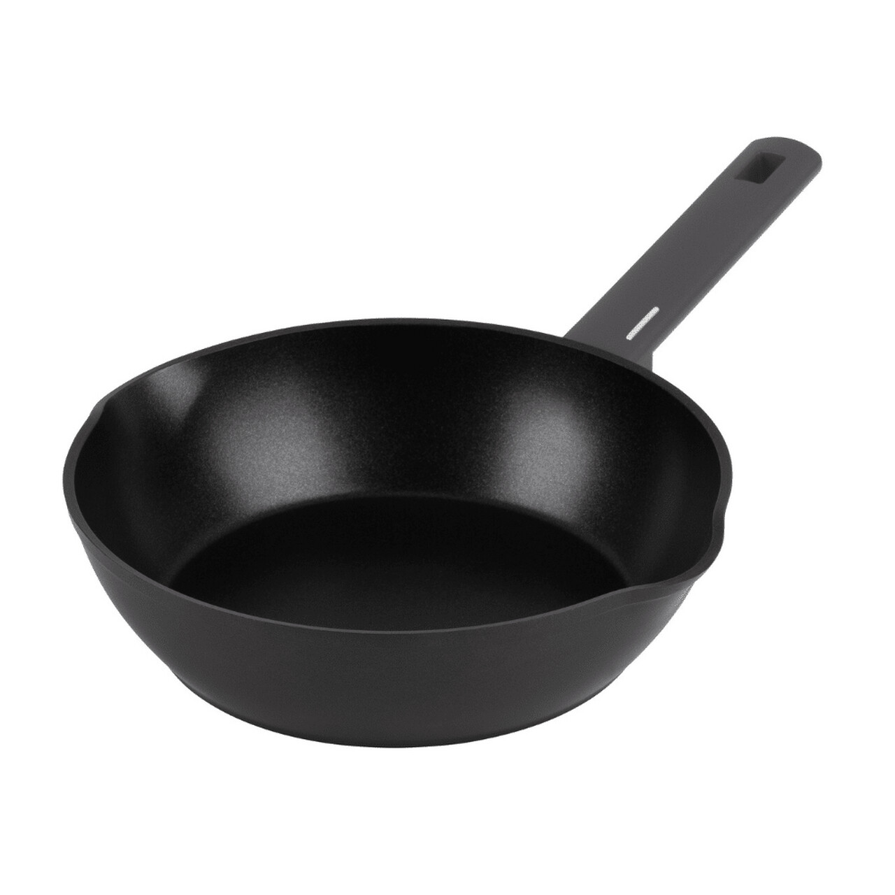 Tigaie adanca Berlinger Haus, Anthracite, 24 cm, 2.3 L, aluminiu forjat, antracit mat - imagine 4