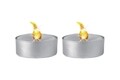 Set 2 lumanari cu LED, Lumineo, 3.7x2.7 cm, flacara