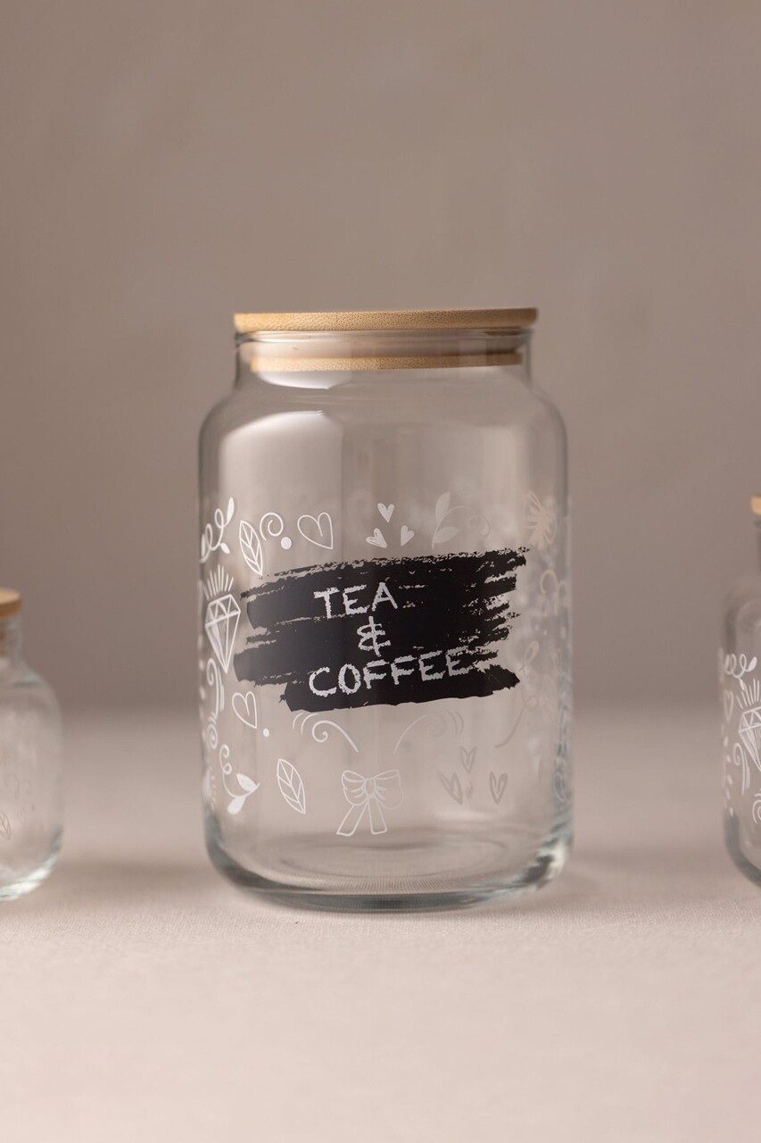 Set recipiente cu capac, Hermia, 127RKL1407, Borcan mediu: 8 x 8 x 10 cm / 635 ml (1 bucată), Transparent - imagine 2