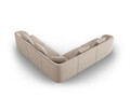 Coltar reversibil 5 locuri, Tulum, Cosmopolitan Design, 255x255x70 cm, tesatura chenille, bej
