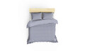Lenjerie de pat dubla (ES), Elegant - Grey, Cotton Box, Bumbac Satinat