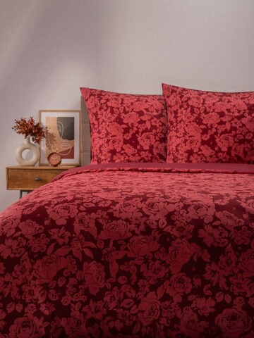 Lenjerie de pat pentru o persoana, Margot, Homla, 2 piese, 140x200 cm, poliester, burgundy