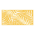 Decoratiune de perete, Decorative Panel 4, Metal, 100 x 48 cm, Auriu