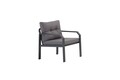 Set mobilier de gradina, Clara, Arya, Cadru: 100% ALIMINIUM, Antracit